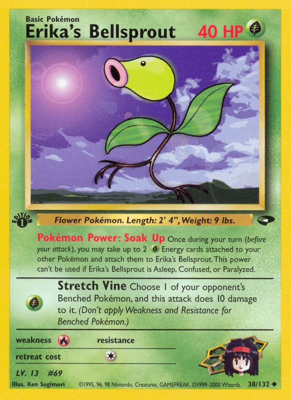 Erika's Bellsprout (38/132) [Gym Challenge 1st Edition] Pokemon Single Pokémon  | Multizone: Comics And Games
