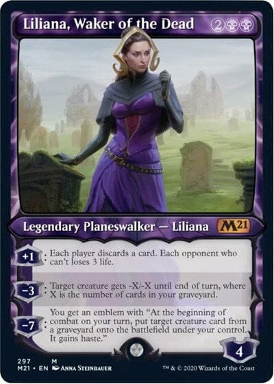 Liliana, Waker of the Dead (Showcase) [Core Set 2021] MTG Single Magic: The Gathering  | Multizone: Comics And Games