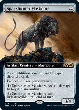 Sparkhunter Masticore (Extended Art) [Core Set 2021] MTG Single Magic: The Gathering  | Multizone: Comics And Games