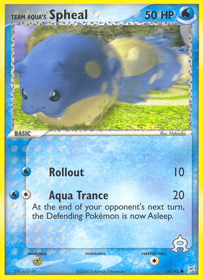 Team Aqua's Spheal (57/95) [EX: Team Magma vs Team Aqua] Pokemon Single Pokémon  | Multizone: Comics And Games