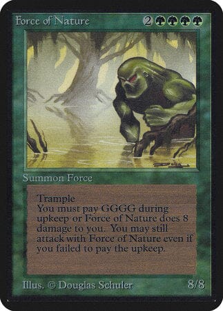 Force of Nature [Limited Edition Alpha] MTG Single Magic: The Gathering  | Multizone: Comics And Games
