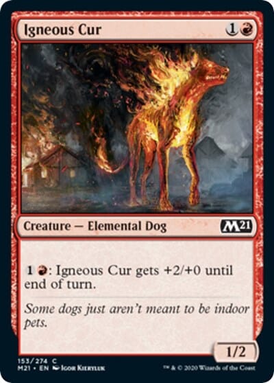 Igneous Cur [Core Set 2021] MTG Single Magic: The Gathering  | Multizone: Comics And Games