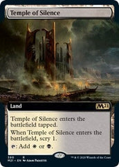 Temple of Silence (Extended Art) [Core Set 2021] MTG Single Magic: The Gathering  | Multizone: Comics And Games