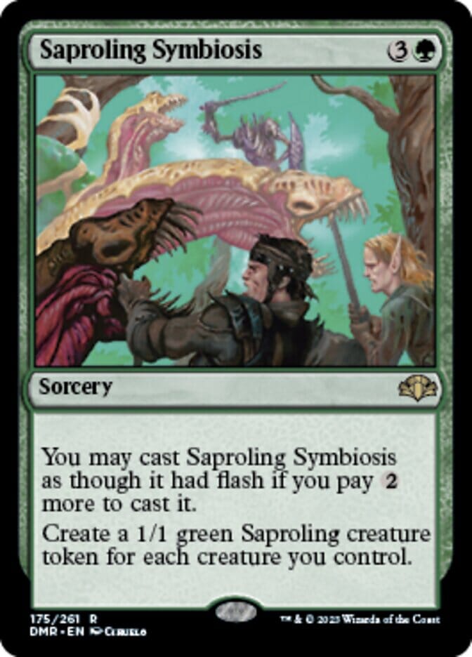 Saproling Symbiosis [Dominaria Remastered] MTG Single Magic: The Gathering  | Multizone: Comics And Games