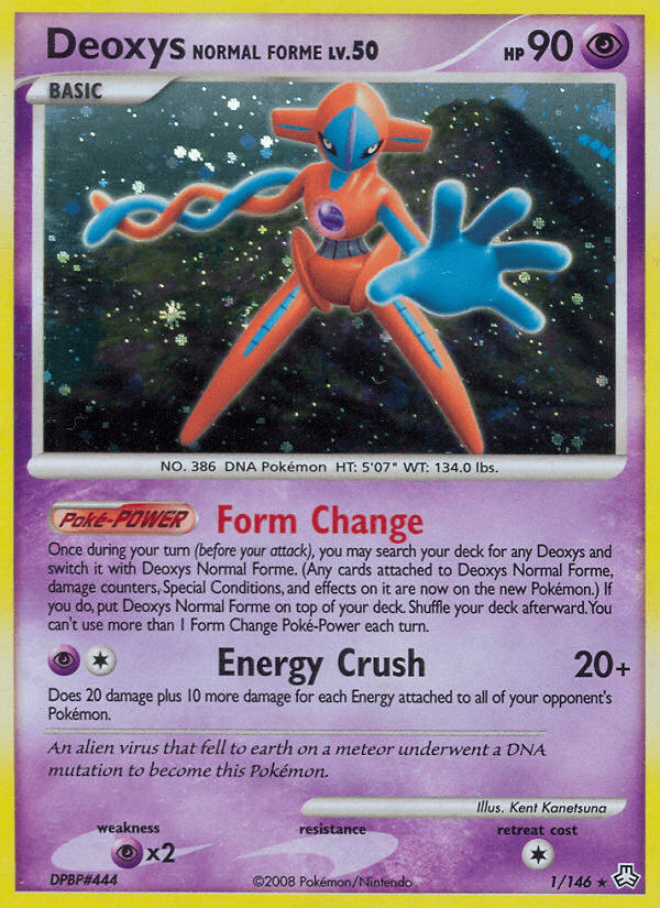 Deoxys Normal Forme (1/146) [Diamond & Pearl: Legends Awakened] Pokemon Single Pokémon  | Multizone: Comics And Games