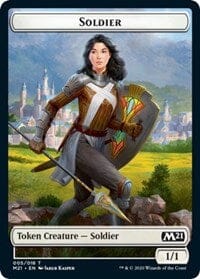 Soldier Token [Core Set 2021] MTG Single Magic: The Gathering  | Multizone: Comics And Games