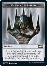Emblem - Garruk, Unleashed [Core Set 2021] MTG Single Magic: The Gathering  | Multizone: Comics And Games