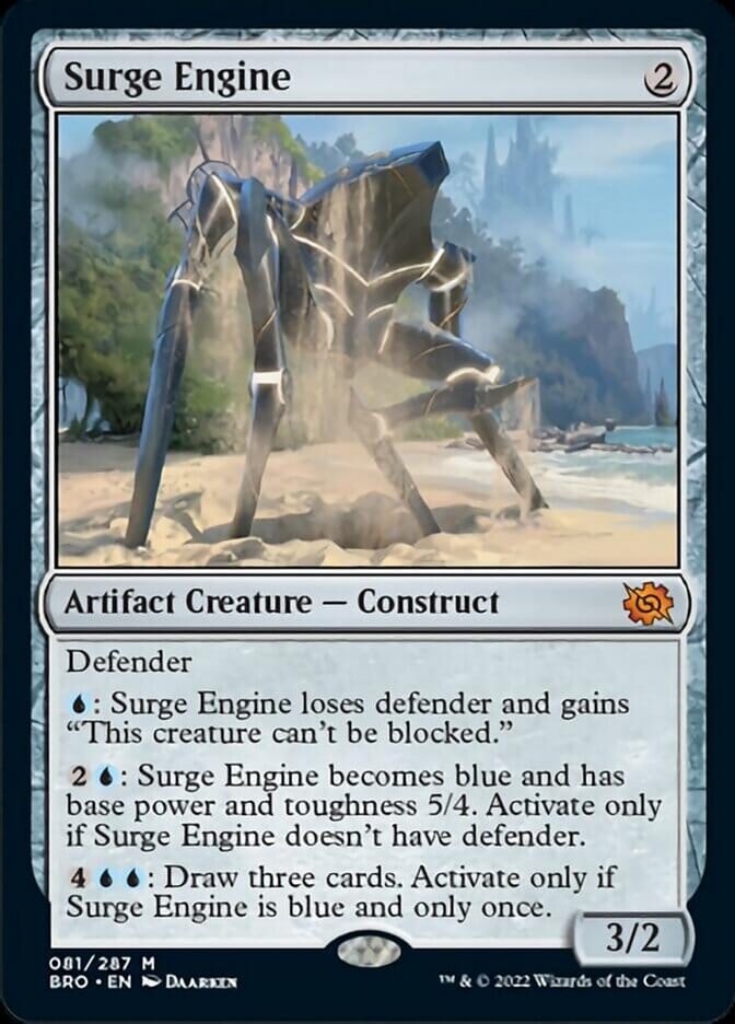 Surge Engine [The Brothers' War] MTG Single Magic: The Gathering  | Multizone: Comics And Games