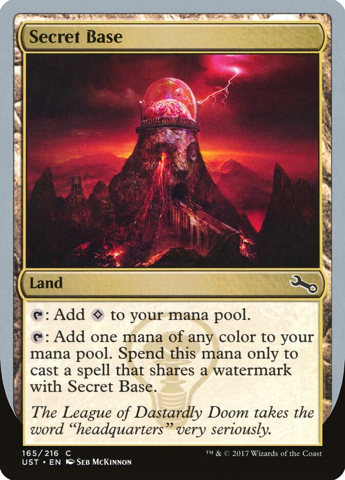 Secret Base (Artist: Seb McKinnon) [Unstable] MTG Single Magic: The Gathering  | Multizone: Comics And Games