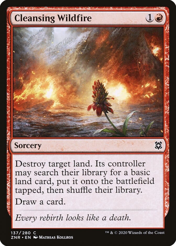 Cleansing Wildfire [Zendikar Rising] MTG Single Magic: The Gathering  | Multizone: Comics And Games