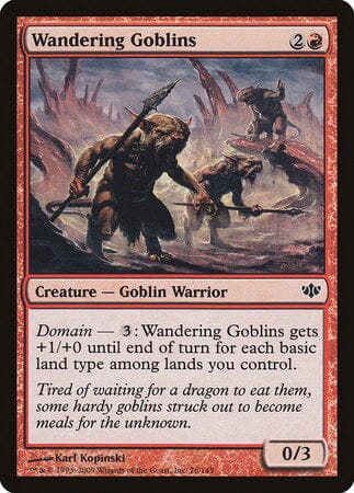 Wandering Goblins [Conflux] MTG Single Magic: The Gathering  | Multizone: Comics And Games