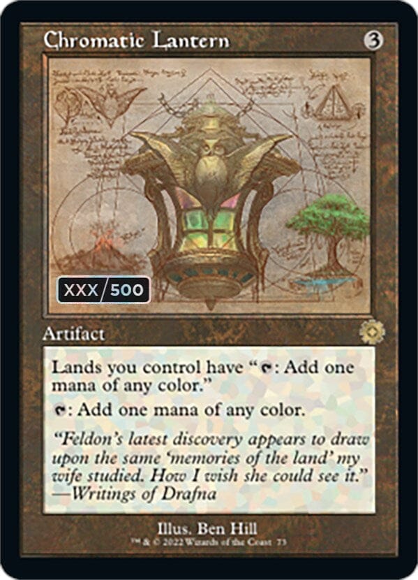 Chromatic Lantern (Retro Schematic) (Serial Numbered) [The Brothers' War Retro Artifacts] MTG Single Magic: The Gathering  | Multizone: Comics And Games