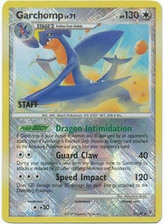 Garchomp (5/147) (Championship Promo Staff) [Platinum: Supreme Victors] Pokemon Single Pokémon  | Multizone: Comics And Games