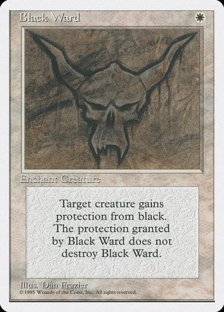 Black Ward [Fourth Edition] MTG Single Magic: The Gathering  | Multizone: Comics And Games
