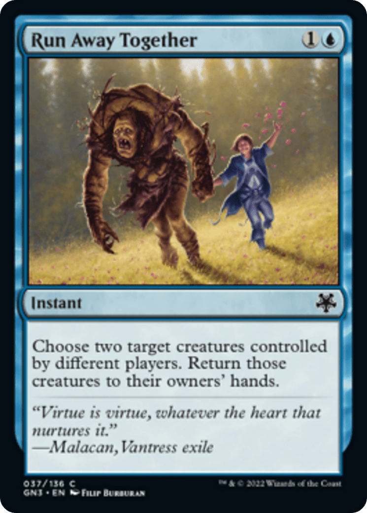 Run Away Together [Game Night: Free-for-All] MTG Single Magic: The Gathering  | Multizone: Comics And Games