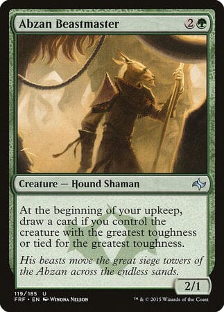 Abzan Beastmaster [Fate Reforged] MTG Single Magic: The Gathering  | Multizone: Comics And Games