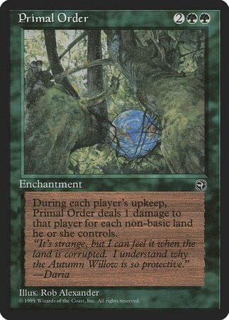 Primal Order [Homelands] MTG Single Magic: The Gathering  | Multizone: Comics And Games