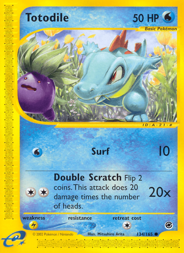 Totodile (134/165) [Expedition: Base Set] Pokemon Single Pokémon  | Multizone: Comics And Games