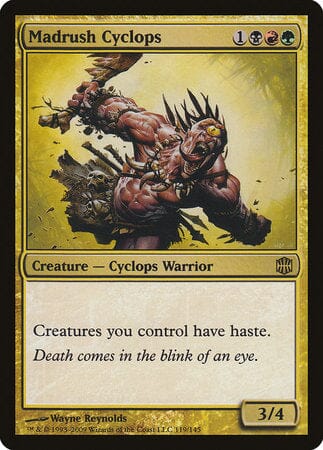 Madrush Cyclops [Alara Reborn] MTG Single Magic: The Gathering  | Multizone: Comics And Games