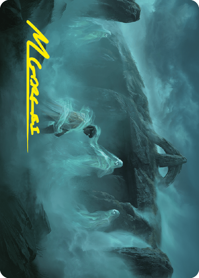 Fog on the Barrow-Downs Art Card (Gold-Stamped Signature) [The Lord of the Rings: Tales of Middle-earth Art Series] MTG Single Magic: The Gathering  | Multizone: Comics And Games