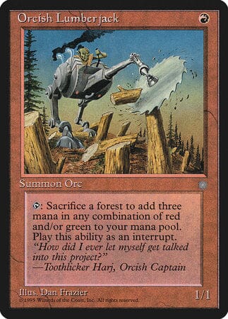 Orcish Lumberjack [Ice Age] MTG Single Magic: The Gathering  | Multizone: Comics And Games