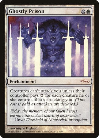 Ghostly Prison [Friday Night Magic 2010] MTG Single Magic: The Gathering  | Multizone: Comics And Games
