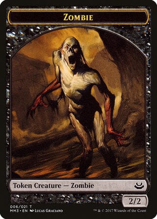 Zombie Token [Modern Masters 2017 Tokens] MTG Single Magic: The Gathering  | Multizone: Comics And Games