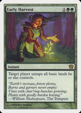 Early Harvest [Ninth Edition] MTG Single Magic: The Gathering  | Multizone: Comics And Games