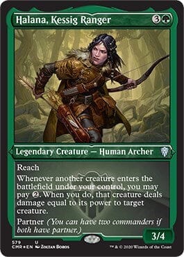 Halana, Kessig Ranger (Foil Etched) [Commander Legends] MTG Single Magic: The Gathering  | Multizone: Comics And Games