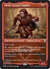 Alena, Kessig Trapper (Foil Etched) [Commander Legends] MTG Single Magic: The Gathering  | Multizone: Comics And Games