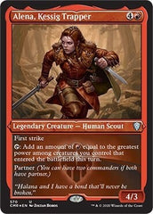 Alena, Kessig Trapper (Foil Etched) [Commander Legends] MTG Single Magic: The Gathering  | Multizone: Comics And Games