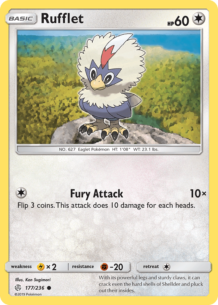 Rufflet (177/236) [Sun & Moon: Cosmic Eclipse] Pokemon Single Pokémon  | Multizone: Comics And Games