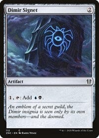 Dimir Signet [Zendikar Rising Commander] MTG Single Magic: The Gathering  | Multizone: Comics And Games