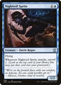 Nightveil Sprite [Zendikar Rising Commander] MTG Single Magic: The Gathering  | Multizone: Comics And Games