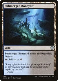 Submerged Boneyard [Zendikar Rising Commander] MTG Single Magic: The Gathering  | Multizone: Comics And Games