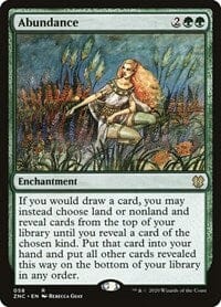 Abundance [Zendikar Rising Commander] MTG Single Magic: The Gathering  | Multizone: Comics And Games