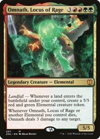 Omnath, Locus of Rage [Zendikar Rising Commander] MTG Single Magic: The Gathering  | Multizone: Comics And Games