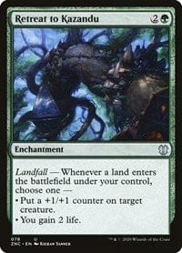 Retreat to Kazandu [Zendikar Rising Commander] MTG Single Magic: The Gathering  | Multizone: Comics And Games