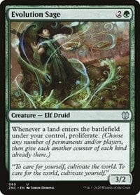 Evolution Sage [Zendikar Rising Commander] MTG Single Magic: The Gathering  | Multizone: Comics And Games