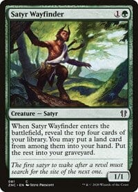 Satyr Wayfinder [Zendikar Rising Commander] MTG Single Magic: The Gathering  | Multizone: Comics And Games