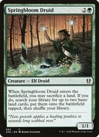 Springbloom Druid [Zendikar Rising Commander] MTG Single Magic: The Gathering  | Multizone: Comics And Games