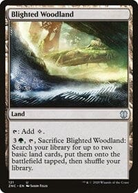 Blighted Woodland [Zendikar Rising Commander] MTG Single Magic: The Gathering  | Multizone: Comics And Games