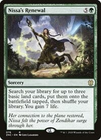 Nissa's Renewal [Zendikar Rising Commander] MTG Single Magic: The Gathering  | Multizone: Comics And Games