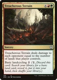 Treacherous Terrain [Zendikar Rising Commander] MTG Single Magic: The Gathering  | Multizone: Comics And Games
