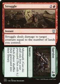 Struggle // Survive [Zendikar Rising Commander] MTG Single Magic: The Gathering  | Multizone: Comics And Games