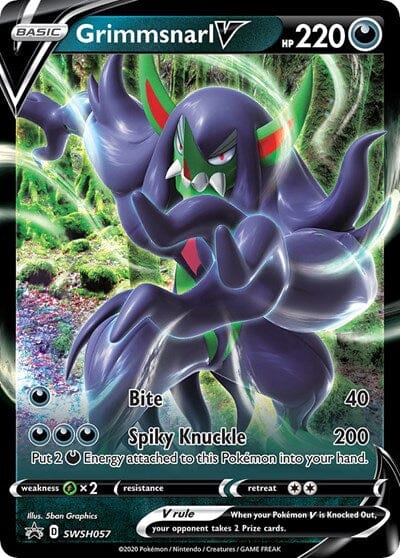 Grimmsnarl V - SWSH057 [SWSH: Sword & Shield Promo Cards] Pokemon Single Pokémon  | Multizone: Comics And Games