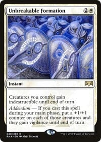 Unbreakable Formation [Promo Pack: Zendikar Rising] MTG Single Magic: The Gathering  | Multizone: Comics And Games