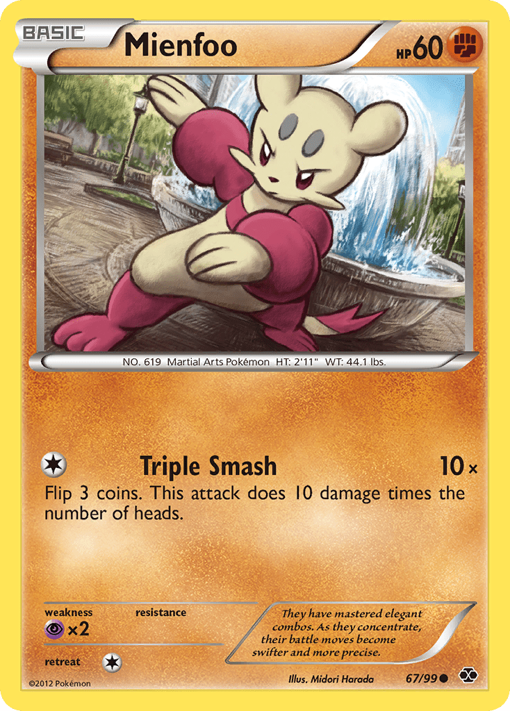 Mienfoo (67/99) [Black & White: Next Destinies] Pokemon Single Pokémon  | Multizone: Comics And Games