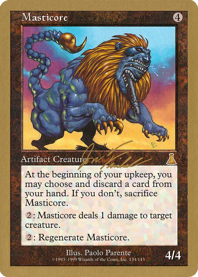 Masticore (Jon Finkel) [World Championship Decks 2000] MTG Single Magic: The Gathering  | Multizone: Comics And Games