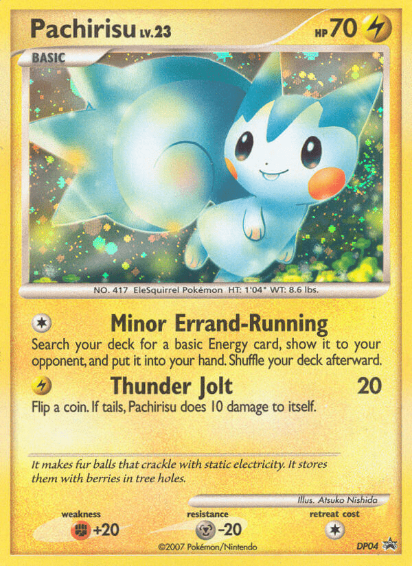 Pachirisu (DP04) [Diamond & Pearl: Black Star Promos] Pokemon Single Pokémon  | Multizone: Comics And Games